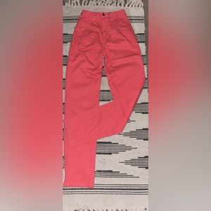 Pink 90s Wranglers, Straight leg
